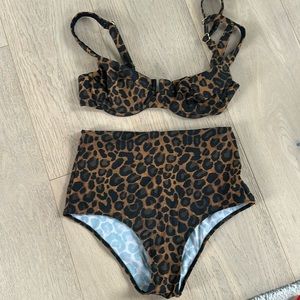 Fisch animal print bikini